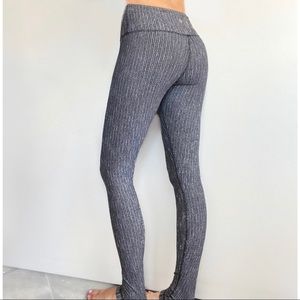 Lululemon Coco Pique Black Full Length Leggings